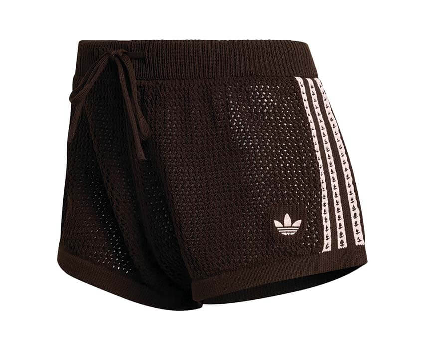 Adidas Crochet Shorts "Aurora Coffee"