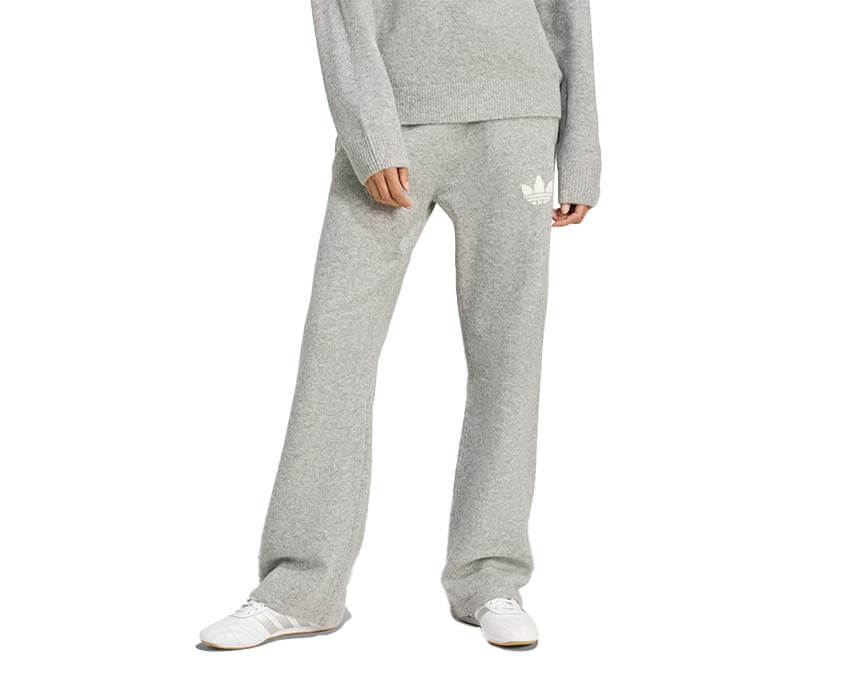 Adidas Knitted Pants "Medium Grey Heather" - Image 2