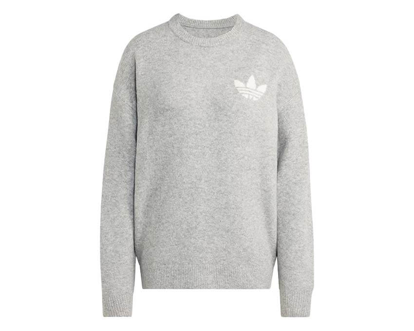 Adidas Knitted Sweater "Medium Grey Heather"