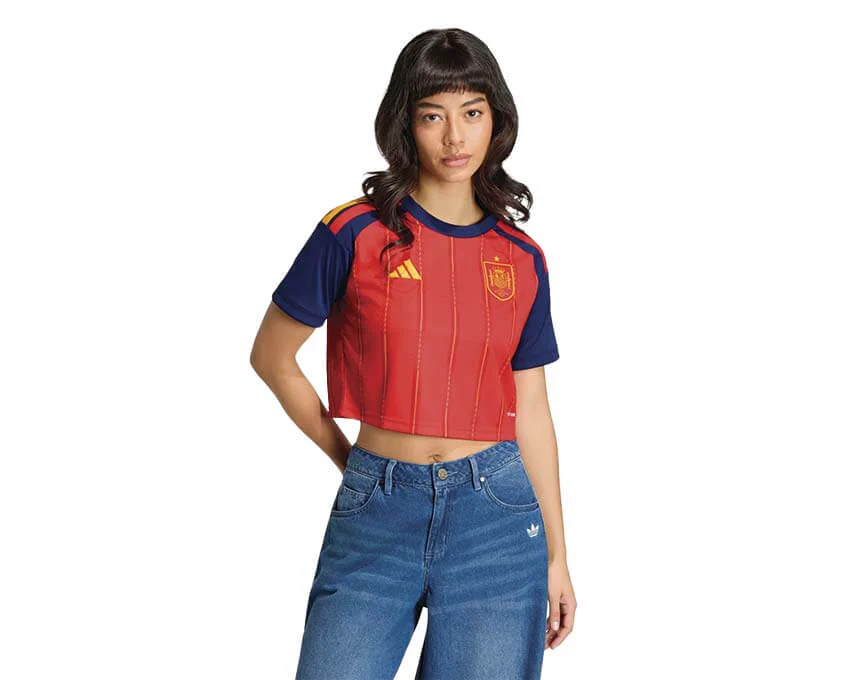 Adidas Spain 26 Home Cropped Jersey - Image 3