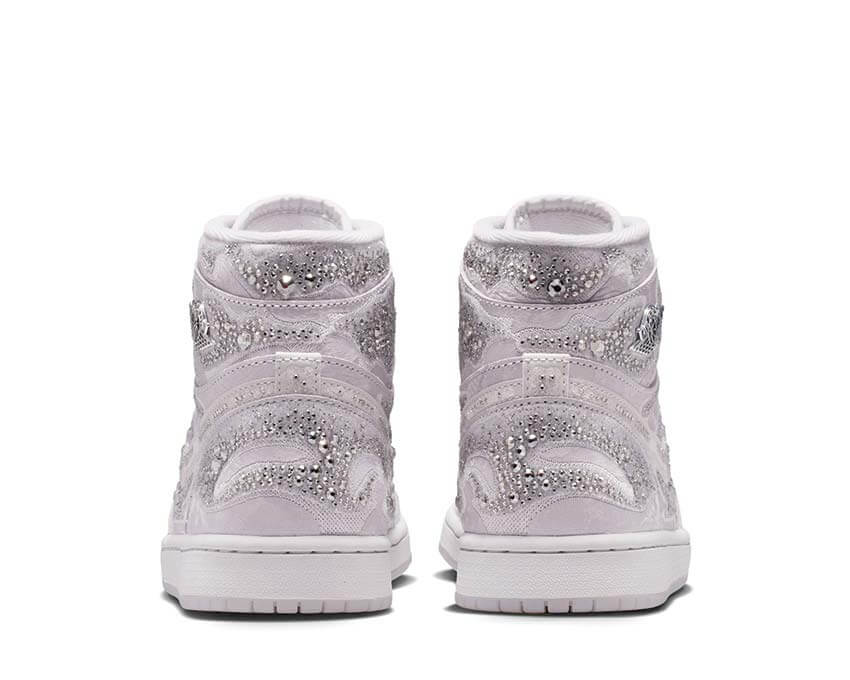 Air Jordan 1 Retro Hi OG W Swarovsky "Vast Grey" - Image 4