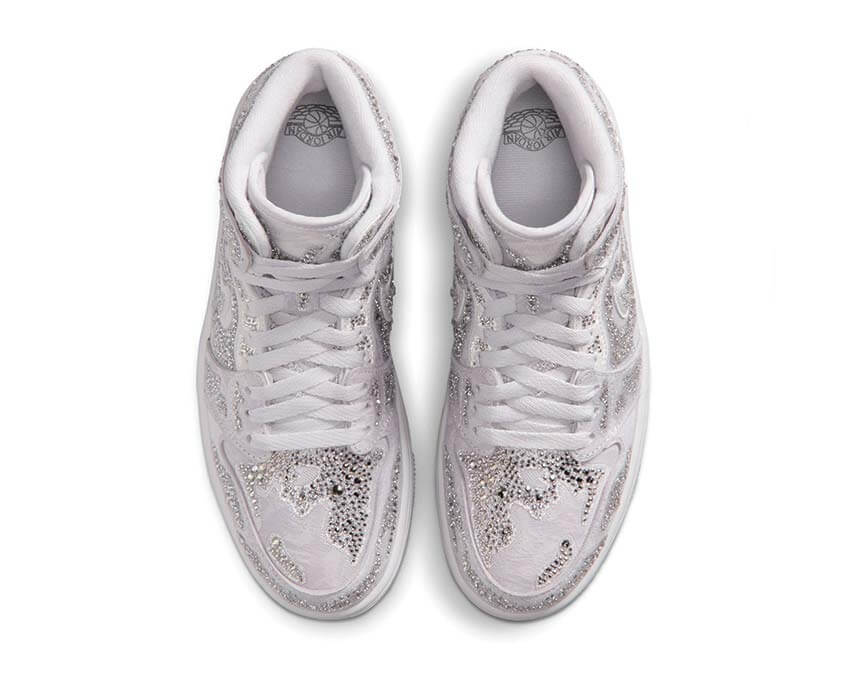 Air Jordan 1 Retro Hi OG W Swarovsky "Vast Grey" - Image 5