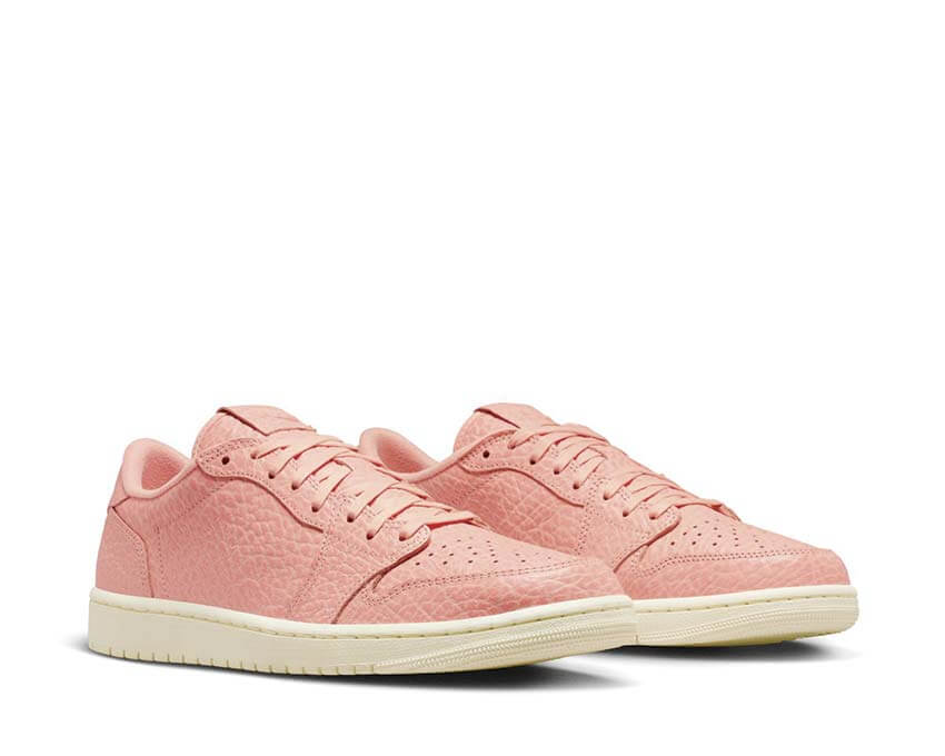 Air Jordan 1 Retro Low No Swoosh "Arctic Orange" - Image 3