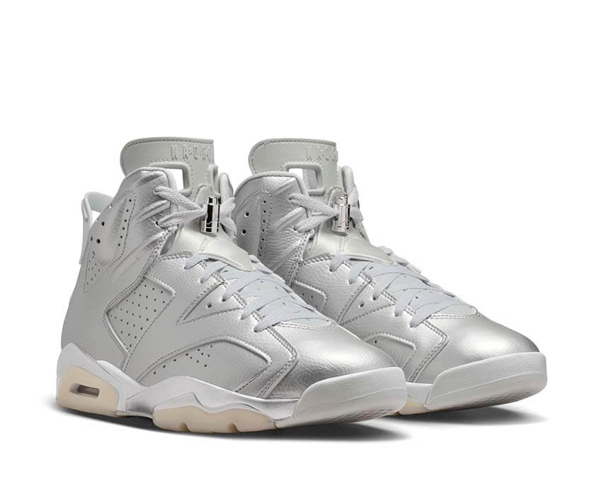 Air Jordan 6 Retro x PSG "Metallic Silver" - Image 3