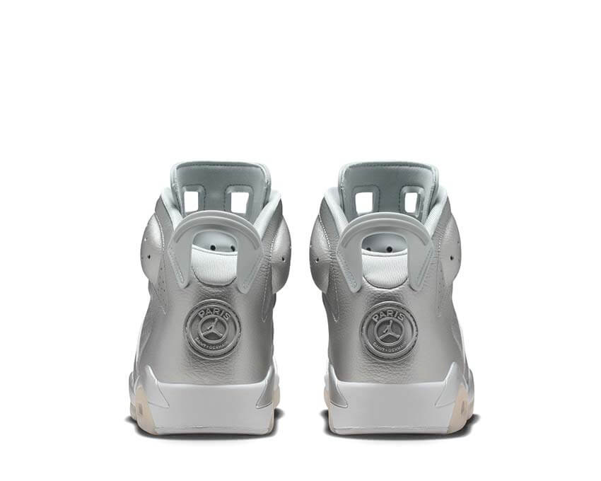 Air Jordan 6 Retro x PSG "Metallic Silver" - Image 4