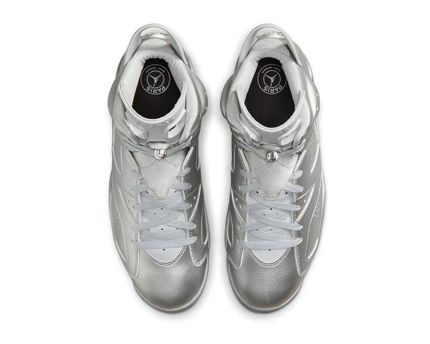 Air Jordan 6 Retro x PSG "Metallic Silver" - Image 5