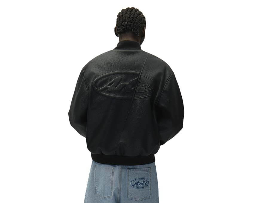 Arte Leather Varsity Jacket - Image 3