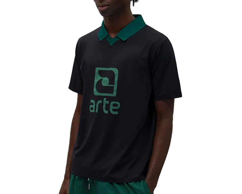 Arte Logo Collar T-shirt "Black" - Image 3