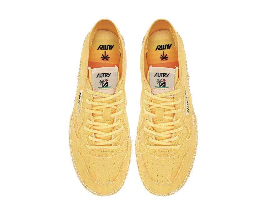 Autry Sandy Espadrilles "Pastel Yellow Canvas" W - Image 5