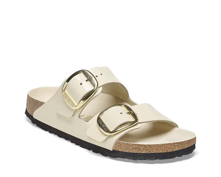 Birkenstock Arizona Big Buckle Natural Leather Patent - Image 3