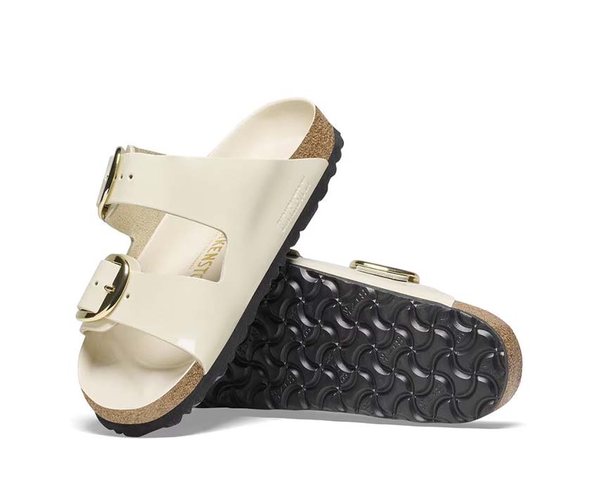 Birkenstock Arizona Big Buckle Natural Leather Patent - Image 4