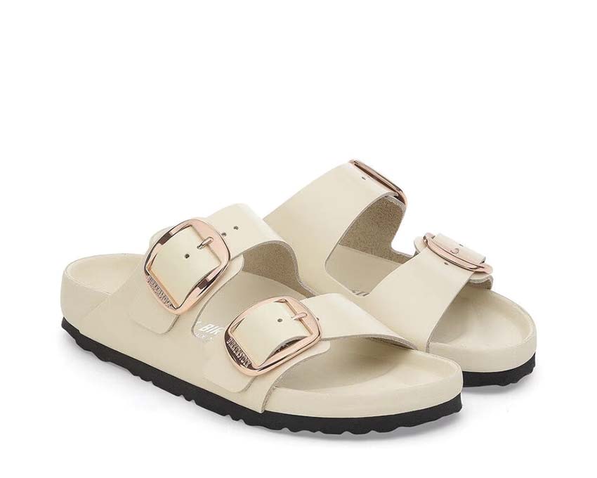 Birkenstock Arizona Big Buckle Natural Leather Patent - Image 3