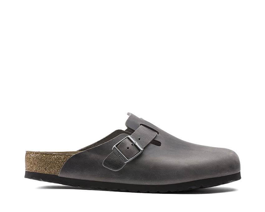 Birkenstock Boston Soft Footbed "Iron"