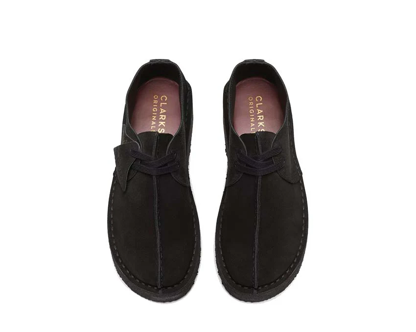 Clarks Trek Wedge Suede "Black" - Image 4