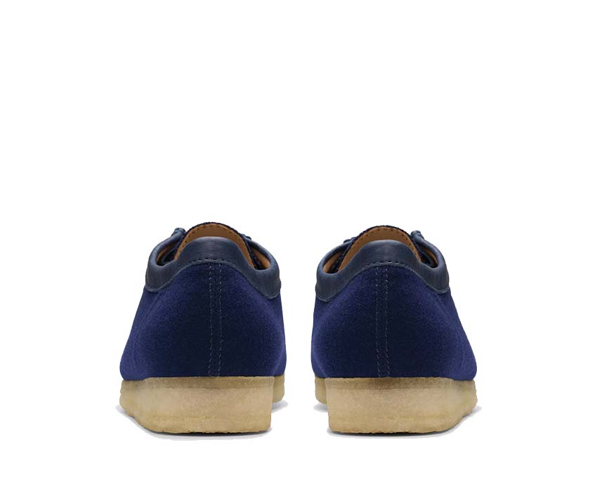 Clarks Wallabee "Navy Wool" - Image 3