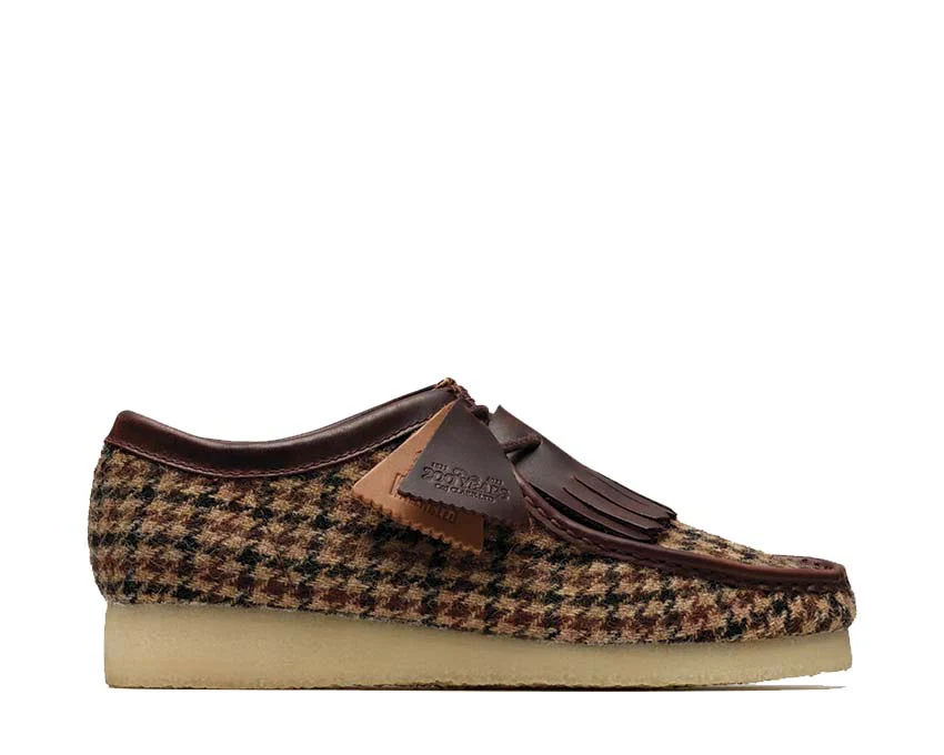 Clarks Wallabee "Brown Tweed Comb"