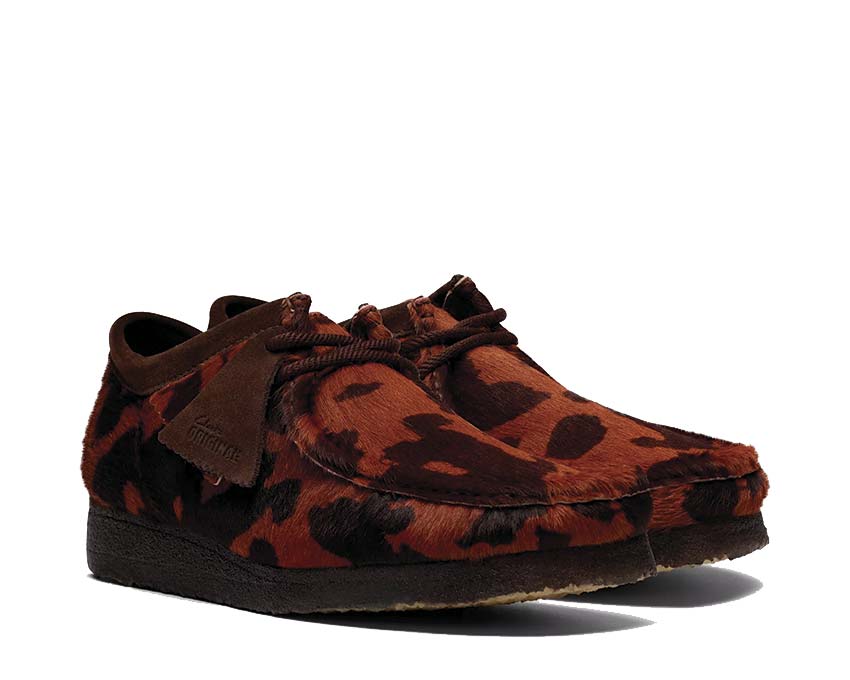 Clarks Wallabee "Brown Cow Print" - Image 2