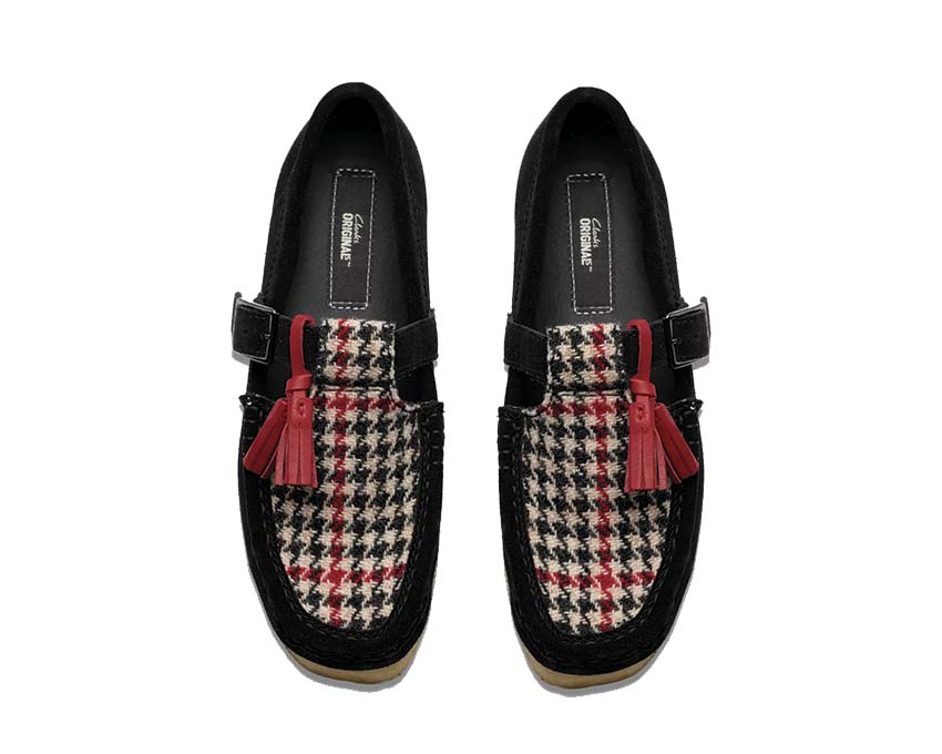Clarks Wallabee T Bar "Black Tweed Combination" - Image 4