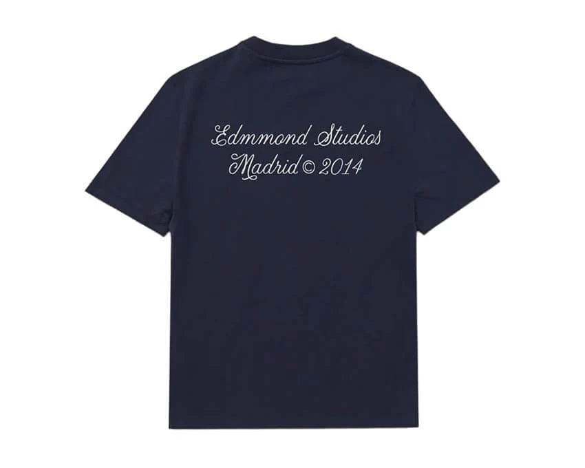 Edmmond Studios Signature T-shirt "Plain Navy" - Image 2