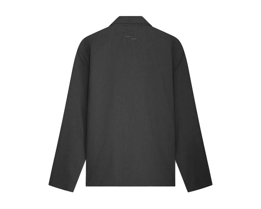 Filling Pieces Coach Jacket Twill Wool "Grey" - Image 3