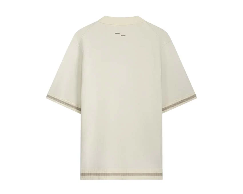 Filling Pieces Knit Shirt Classic Antique White - Image 4