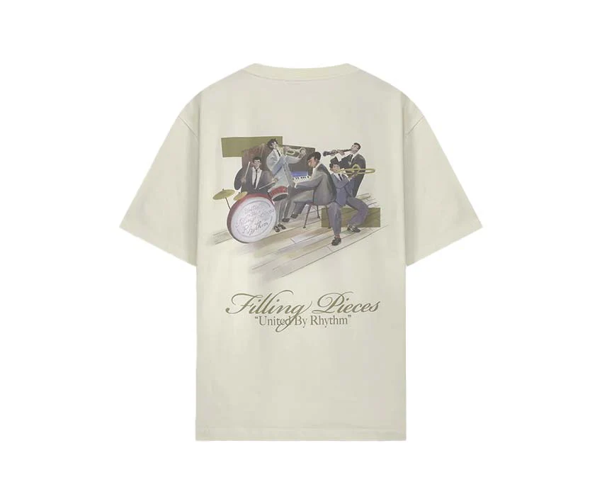 Filling Pieces T-shirt Band "Antique White" - Image 2