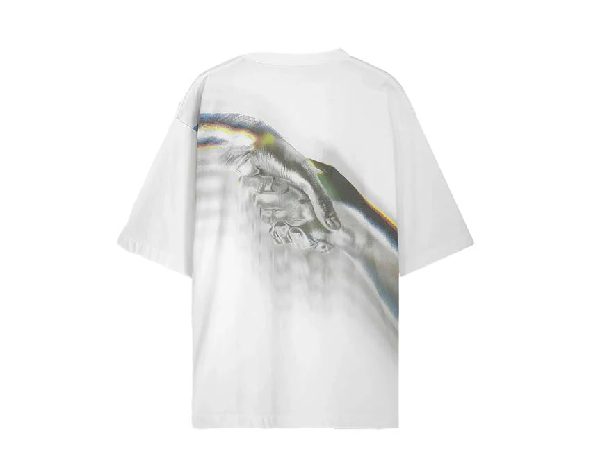Filling Pieces T-shirt Boxy Handshake Rhythm "White" - Image 2