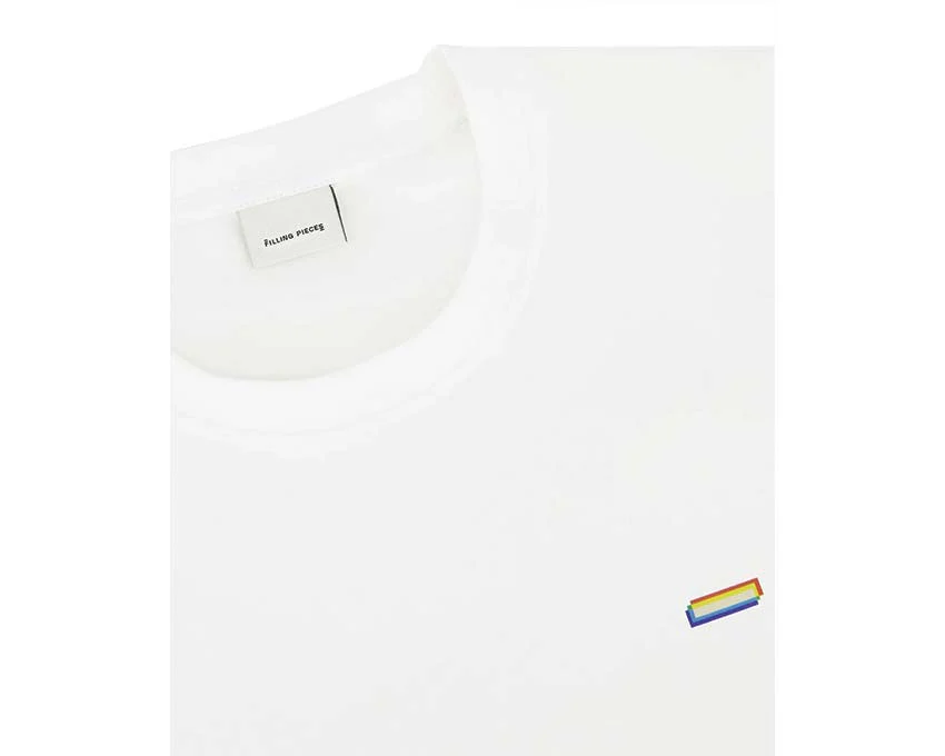 Filling Pieces T-shirt Boxy Handshake Rhythm "White" - Image 3