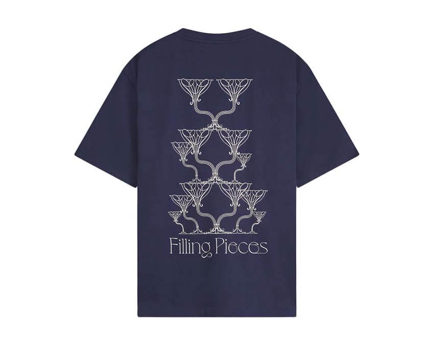Filling Pieces T-shirt Champagne "Maritime Blue" - Image 3