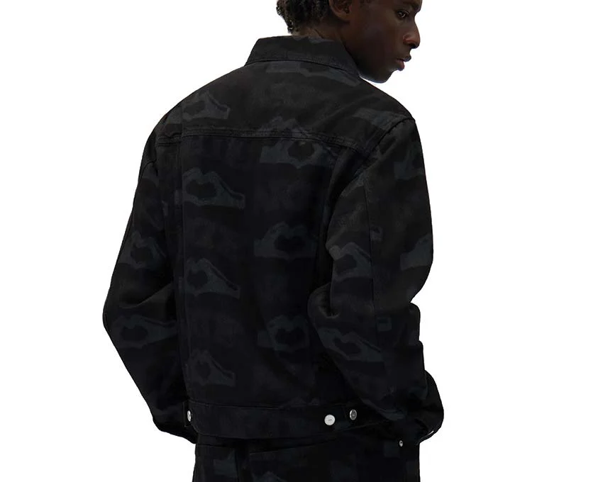 Heart Printed Jacket - Image 3
