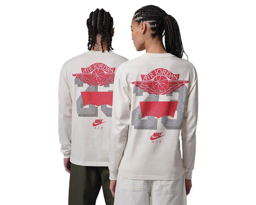 Jordan x Levi's® Long Sleeve T-Shirt "Pale Ivory" - Image 2