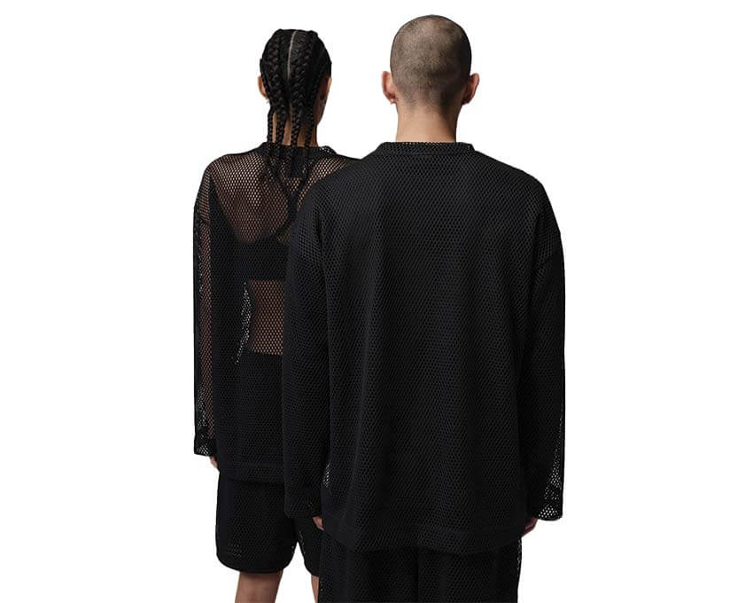 Jordan x Union x Fragment Long Sleeve Jersey "Black" - Image 2