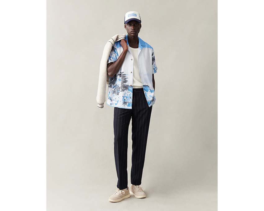 Les Deux Coastal AOP SS Shirt - Image 5
