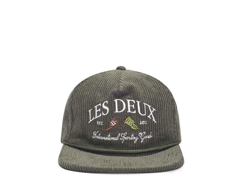 Les Deux Ivy League Corduroy Cap