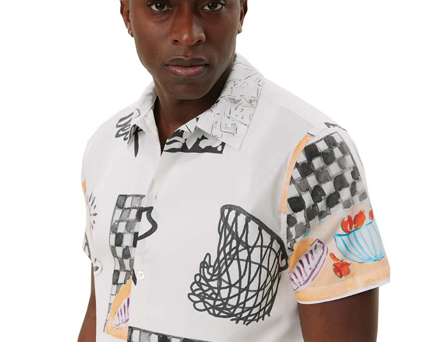 Les Deux Kamar AOP SS Shirt - Image 2