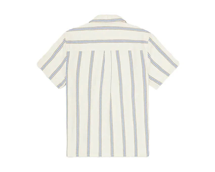 Les Deux Lawson Stripe SS Shirt " Eggnog White" - Image 2
