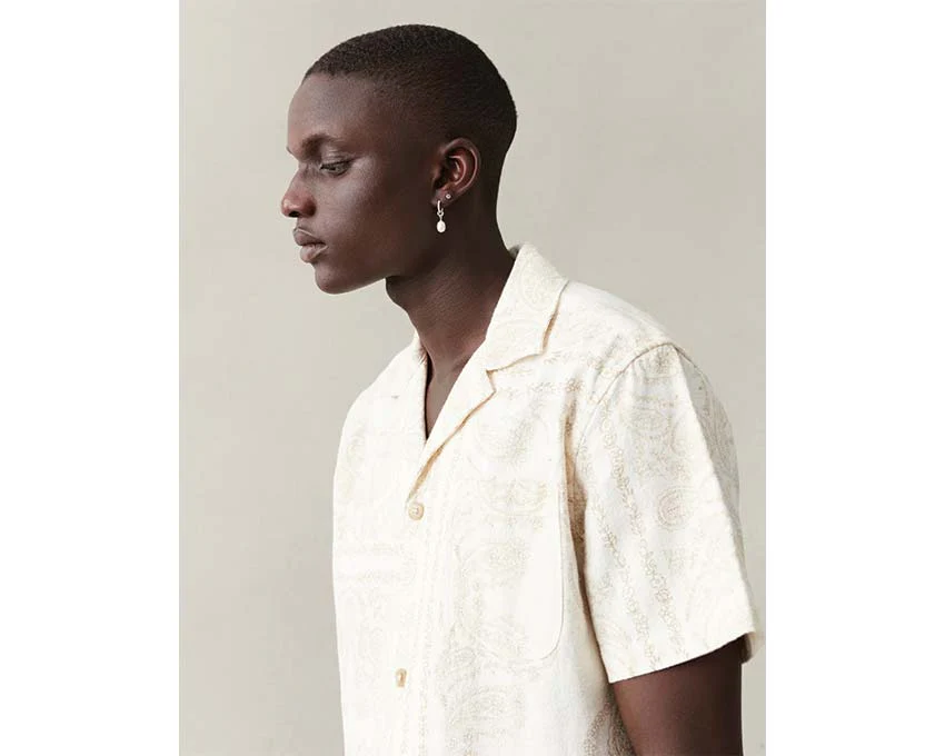 Les Deux Lesley Paisley SS Shirt - Image 3