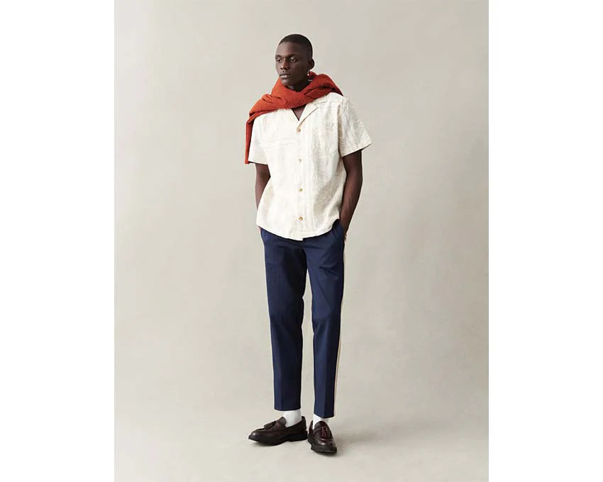 Les Deux Lesley Paisley SS Shirt - Image 4