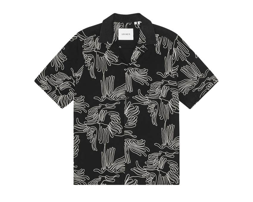 Les Deux Liam AOE Flower SS Shirt
