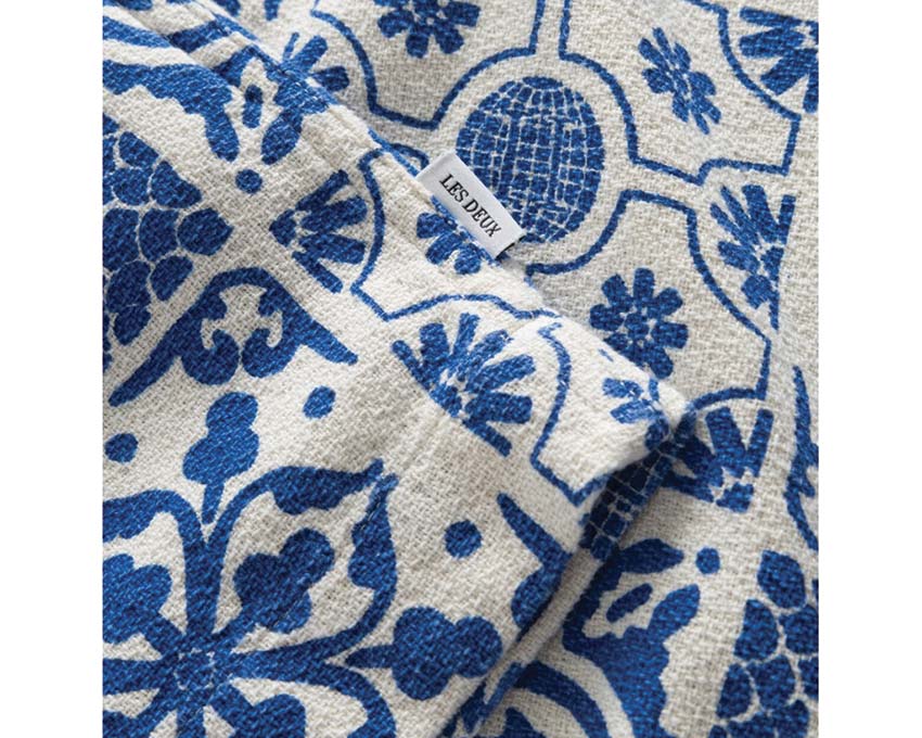 Les Deux Tile Cotton SS Shirt - Image 3