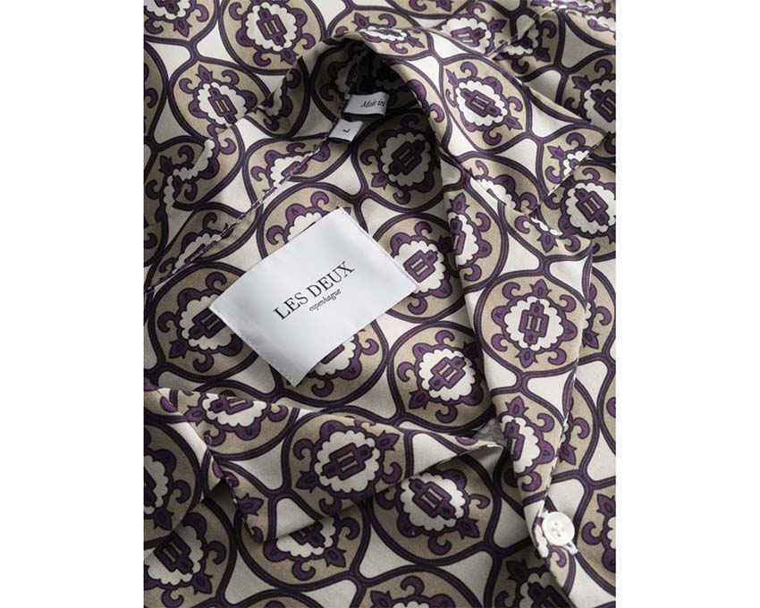 Les Deux Ornament AOP Tencel Shirt - Image 2