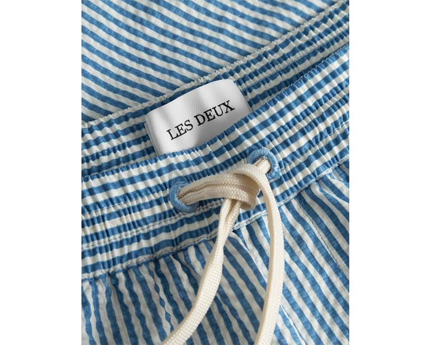 Les Deux Stan Stripe Seersucker Swim Shorts - Image 3
