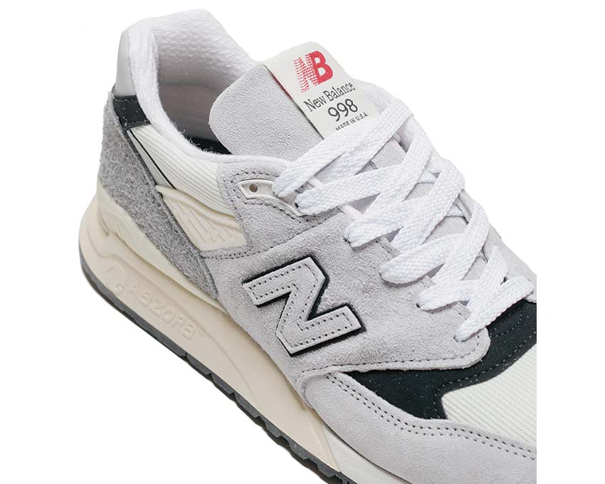 New Balance 998 Made in USA "Grey Black" - Image 2