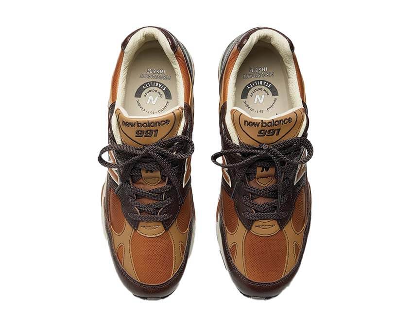 New Balance M991v1 Made in UK "Chocolate Plum" - Image 4