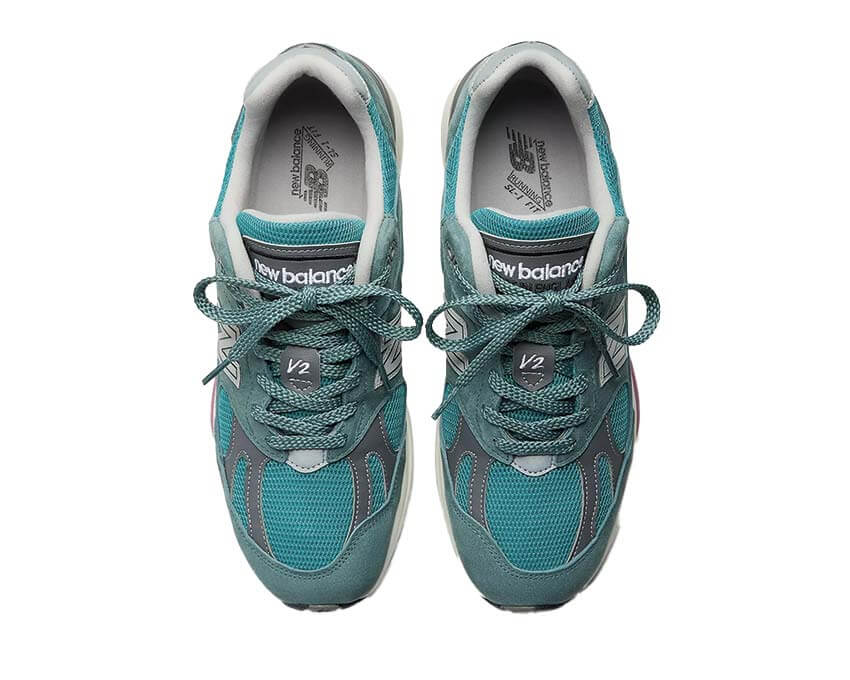 New Balance 991v2 Made in UK "Porcelain green" - Image 4