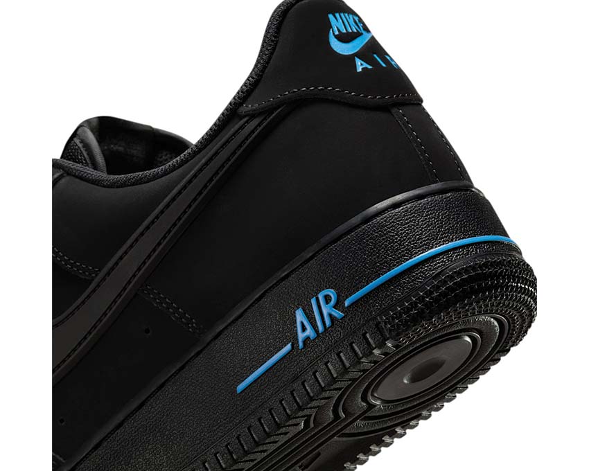 Nike Air Force 1 '07 "Black University Blue" - Image 2