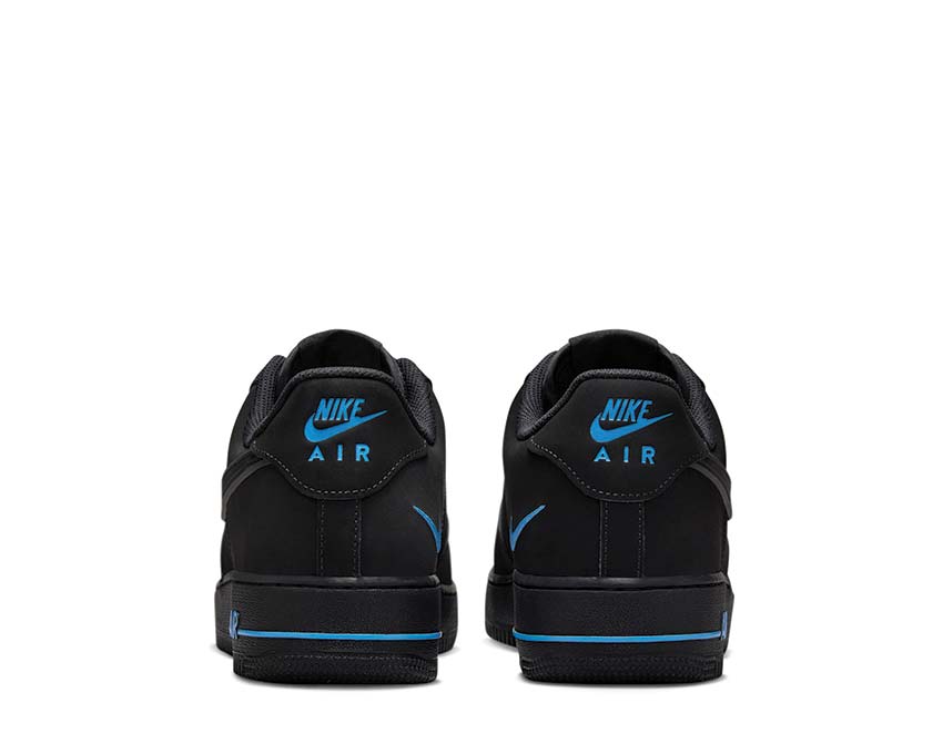 Nike Air Force 1 '07 "Black University Blue" - Image 4