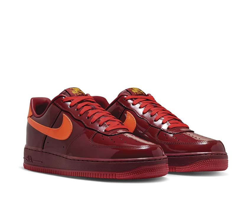 Nike Air Force 1 Low QS Patent Leather "Dark Team Red" - Image 3