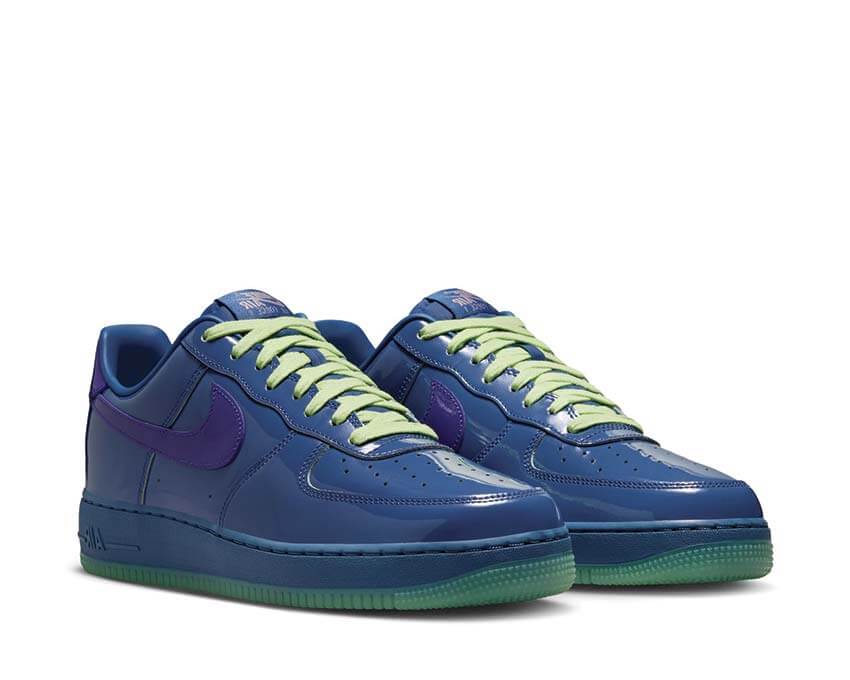Nike Air Force 1 Low QS Patent Leather "Mystic Navy" - Image 3