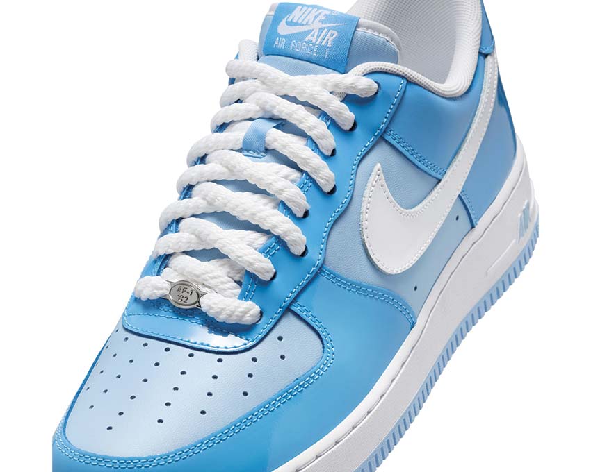 Nike Air Force 1 '07 LV8 "Patent Psychic Blue" - Image 2